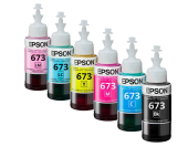 Чернила Epson T673 (C, M, Y, LC, LM) комплект 6шт (C13T67314A) по перечислению с доставкой от neostar.uz