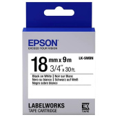 Картридж Epson LabelWorks LK-5WBN Blk/Wht 12мм (C53S655006) 