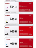 Картридж Canon 055H (C,M,Y,K) комплект 4шт (3020C002) по перечислению с доставкой от neostar.uz