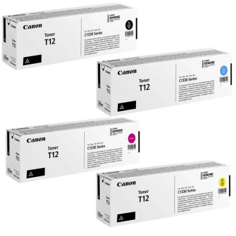 Купить картридж canon t12 (c,m,y,k) комплект 4шт (5098c006) через интернет магазин Ташкенте
