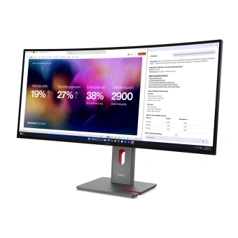монитор lenovo thinkvision p40wd-40 (64b4xat1eu) 40" 