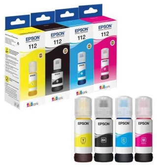 Купить чернила epson 112 ecotank (c, m, y, bk) комплект 4шт (c13t06c) через интернет магазин Ташкенте